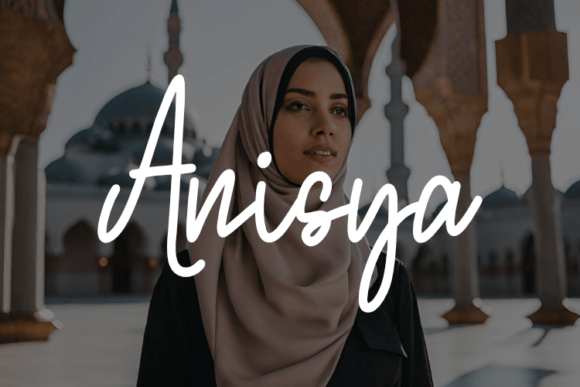 Anisya: The Script Font for Modern Editorial Design