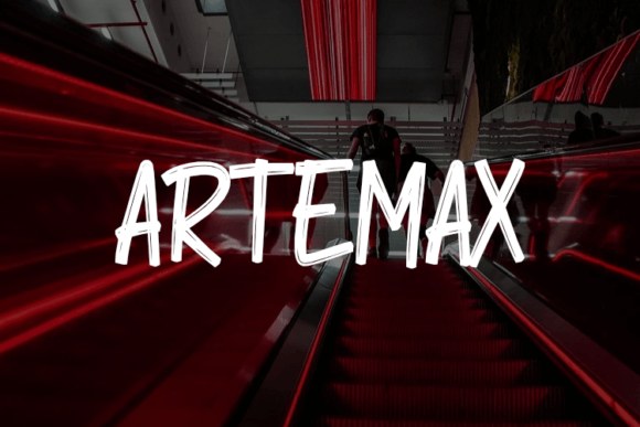 Artemax Typeface: Elevating Fashion Campaigns with Bold Script Design