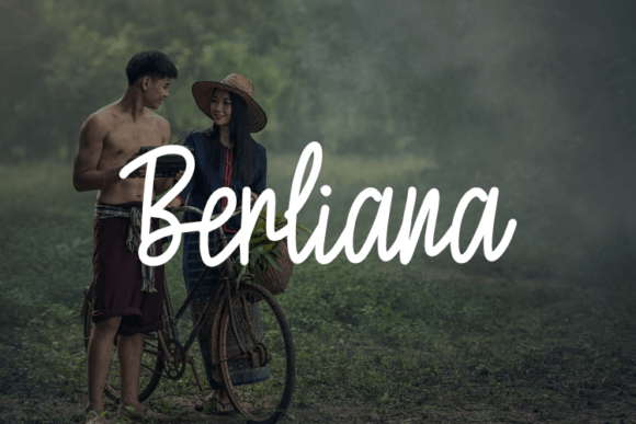 Berliana: The Script Amp Typeface for Modern Web Design