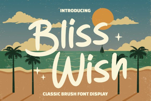 Bliss Wish: A Handwritten Typeface for Creative Product Makers