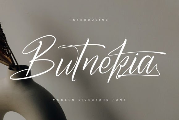 Butnekia: The Elegant Script Font for Polished Brand Identity