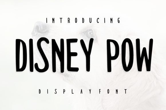 Disney Pow: A Relaxed Handwritten Typeface for Editorial Design