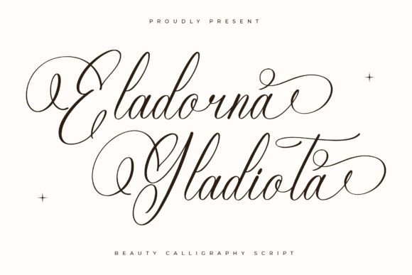 Eladorna Gladiota: The Script Font That Elevates Campaign Visuals