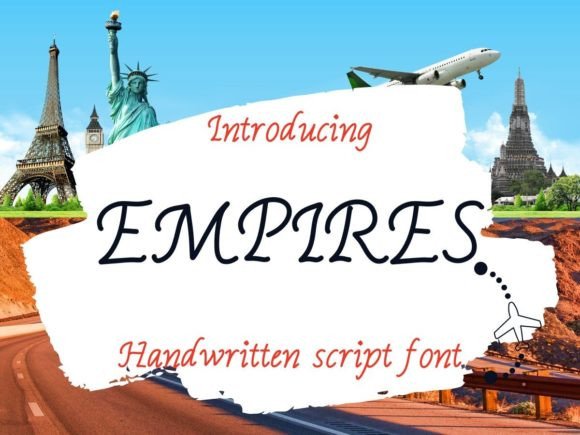 Empires Typeface: Elevate Your Brand Identity With Handwritten Style