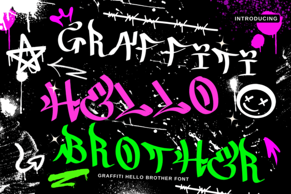Graffiti Hello Brother Typeface Review for Digital Brands
