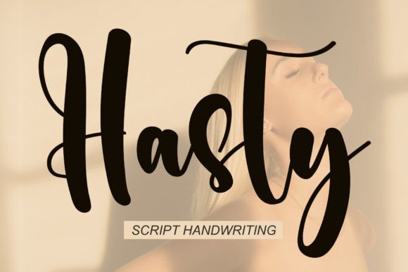Hasty: The Handwritten Typeface for Scroll-Stopping Social Media Graphics