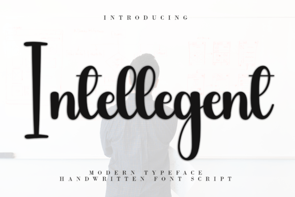 Intellegent: A Modern Handwritten Typeface for Crafters and Sellers