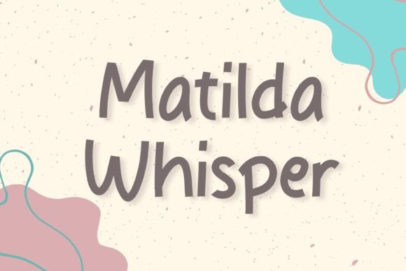 Matilda Whisper Typeface: Elevating Handmade Brand Identity