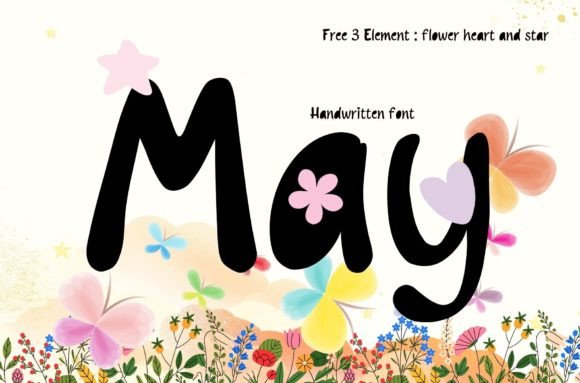 May Typeface: Elevating Campaign Visuals with Handwritten Charm