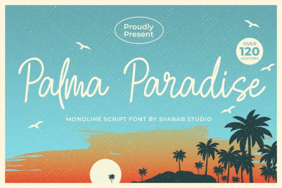 Palma Paradise: A Tropical Script Font for Editorial Design