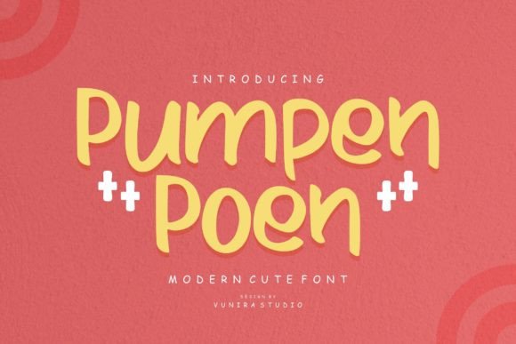 Pumpen Poen: A Modern Script Font for Editorial Design