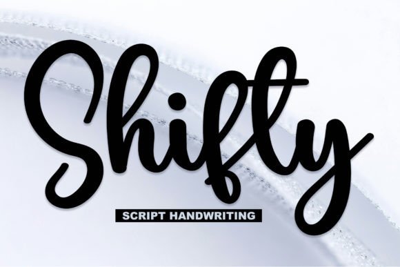 Shifty Typeface: Elevate Handmade Branding with Script Amp’s Stylish Font