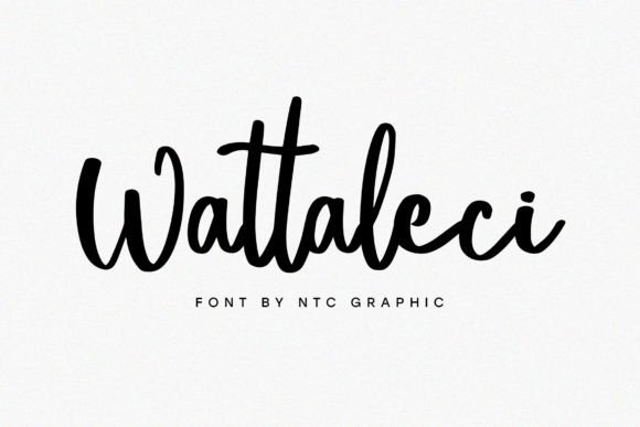 Wattaleci: A Handwritten Font for Editorial Design