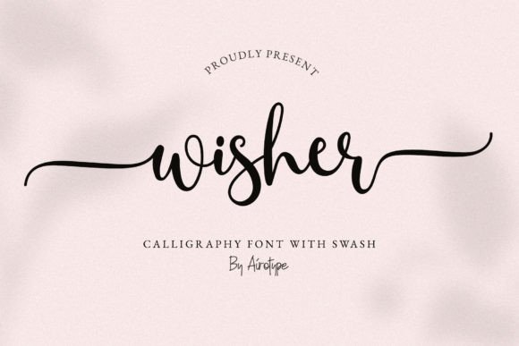 Wisher: The Elegant Script Font for Polished Brand Visuals